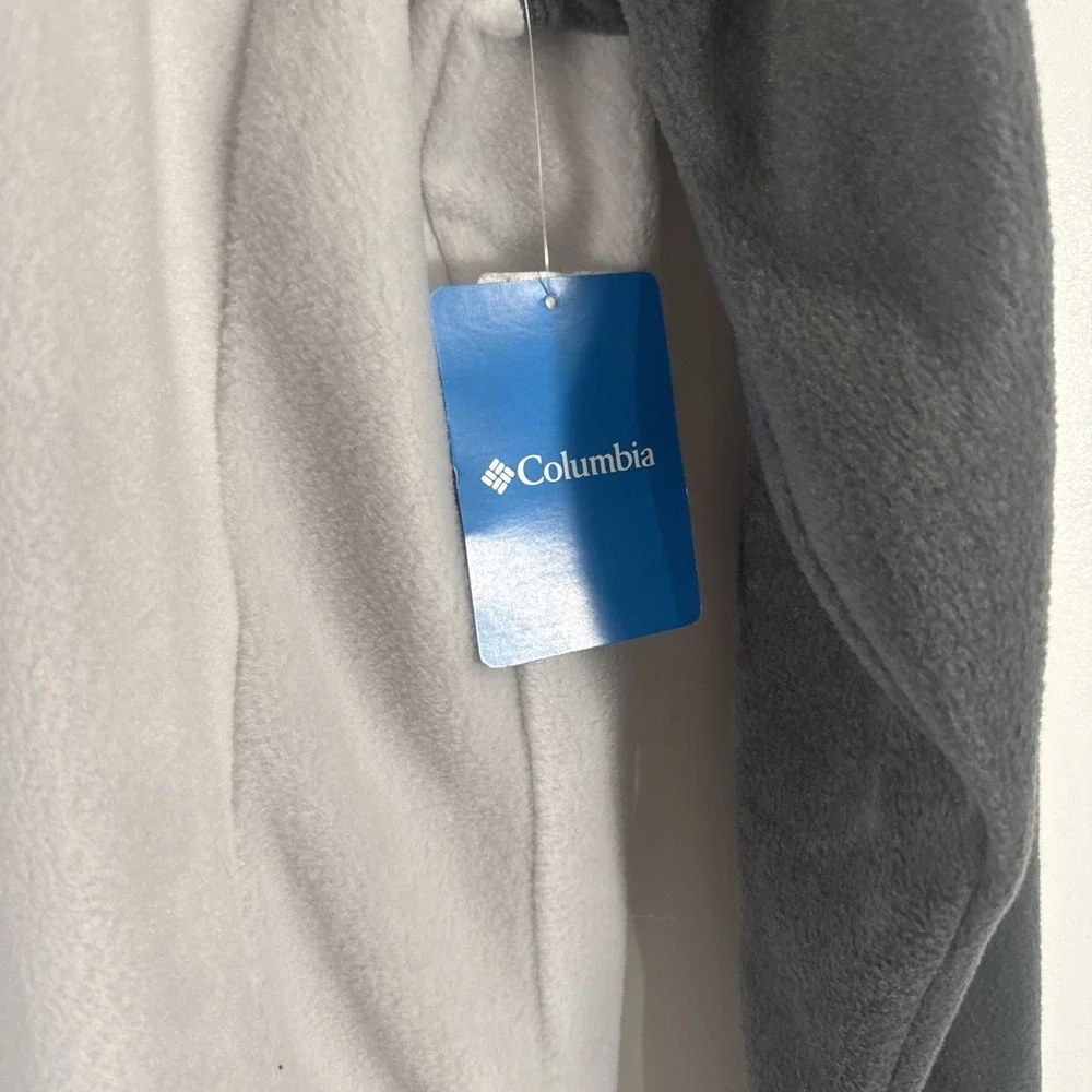 Columbia Steens Mountain Half Snap Gray Fleece Size‎ Medium NWT